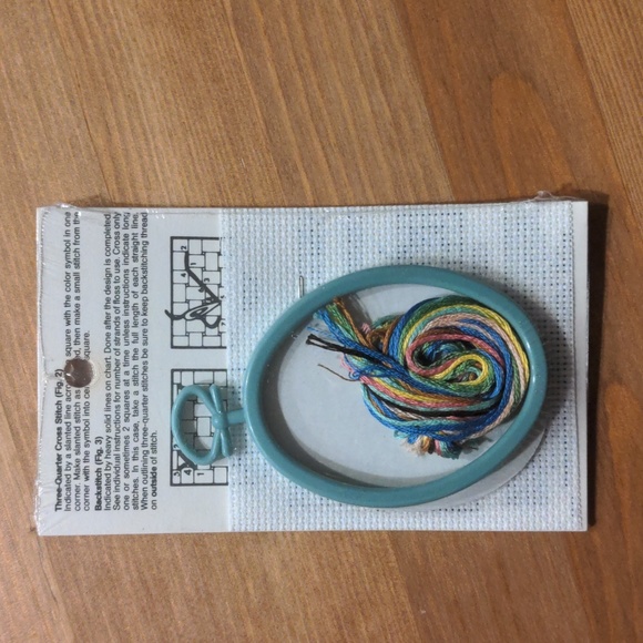 Vintage Cross Stitch Kit Baby Ornament - Picture 2 of 2